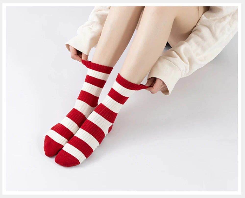 Cloud Form CandyCane Grip Socks