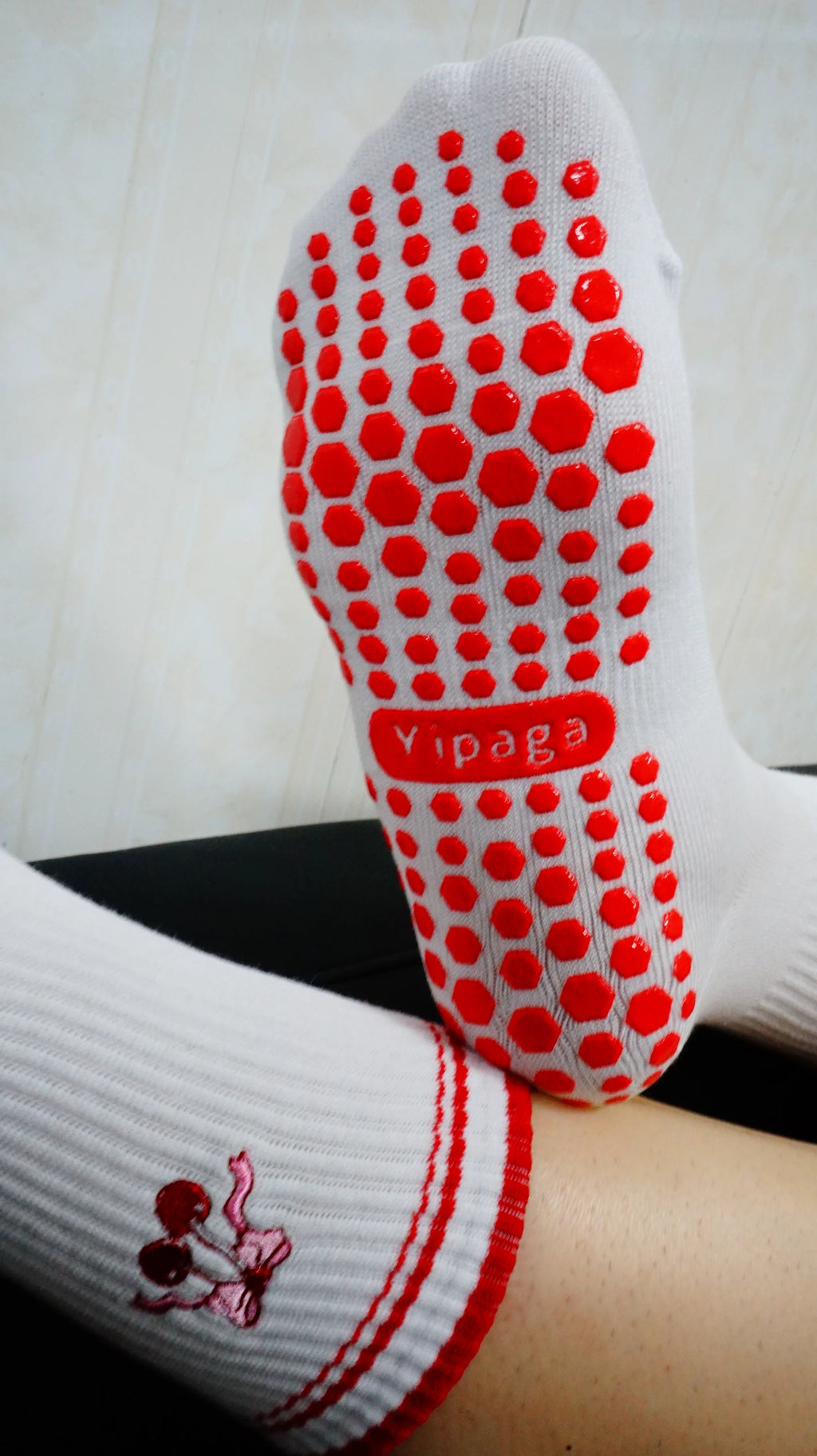 Cloud Form CherryBlush Grip Socks